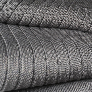 Close-up of Grey Dress Socks showcasing texture and quality.