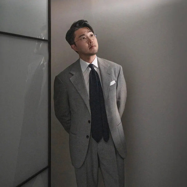 grey dress pants black shirt Epsilon Striped Dress Pants main image 1