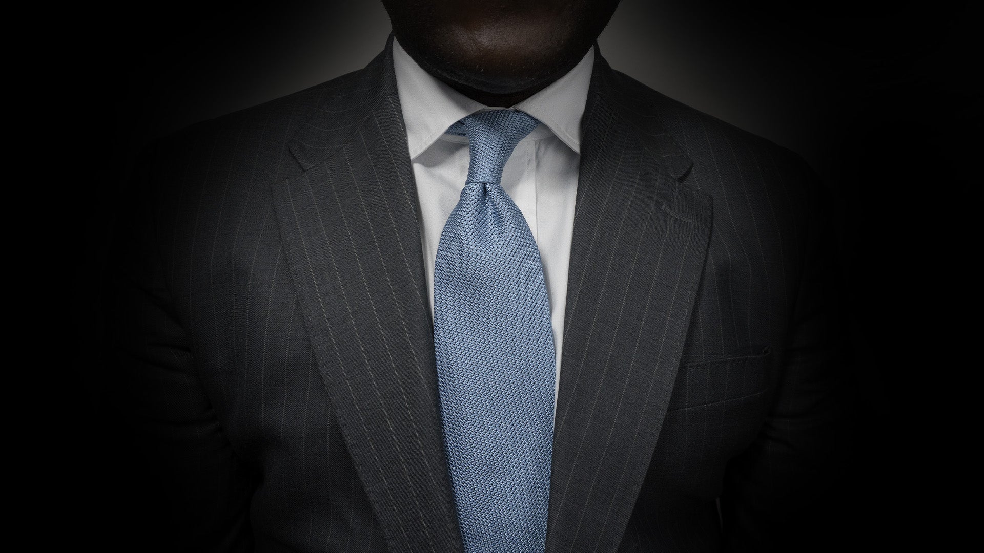 Aklasu Sky Blue Grenadine Tie