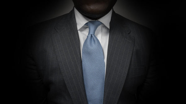 Aklasu Sky Blue Grenadine Tie