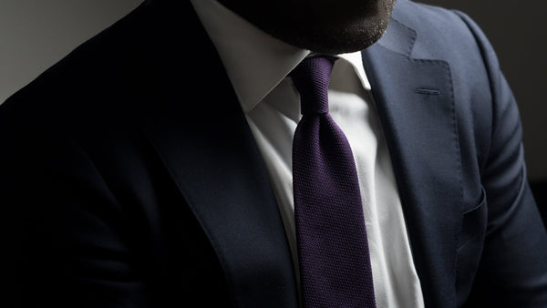 Aklasu Purple Grenadine Tie