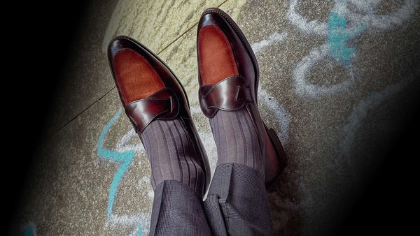 Peter, @ptguzzo, wearing Grey Over The Calf