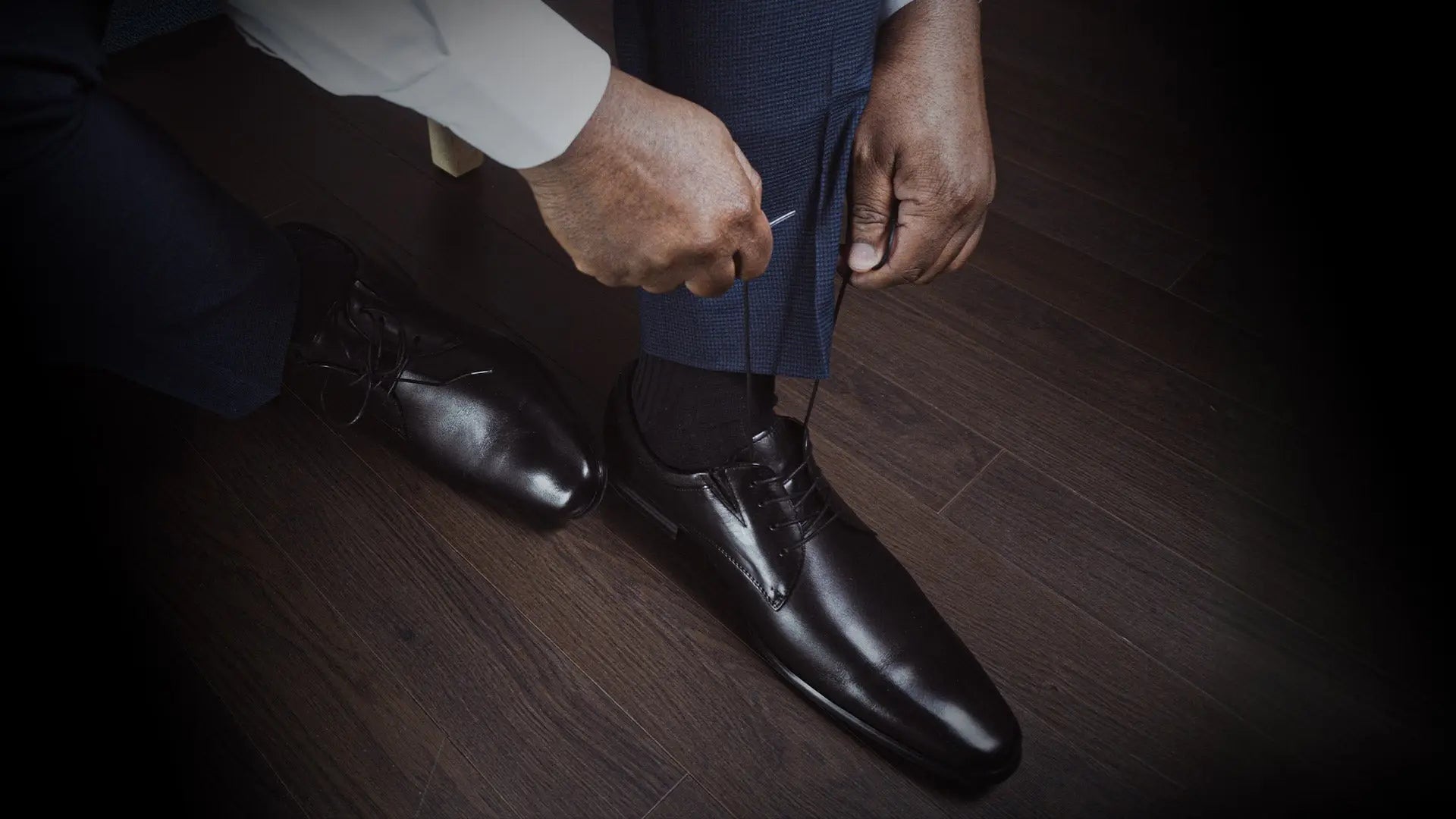 Aklasu Black Over the Calf Cotton Dress Socks