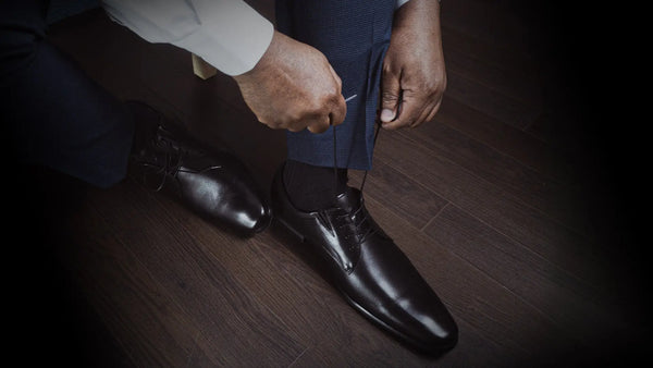 Aklasu Black Over the Calf Cotton Dress Socks