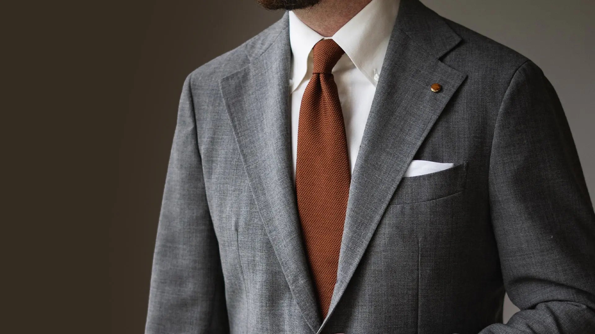 The Ultimate Burnt Orange Tie