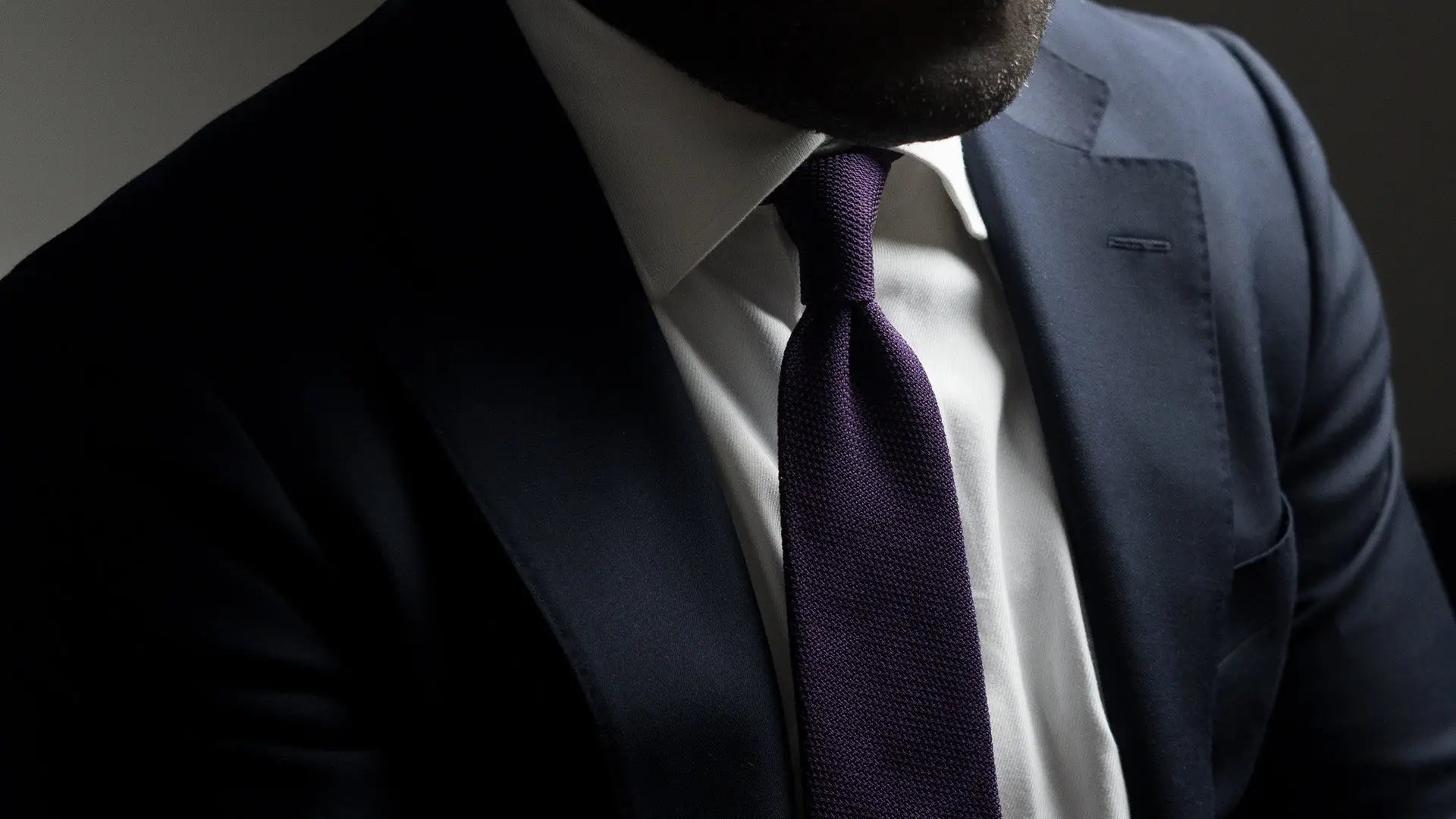 Aklasu Purple Grenadine Tie