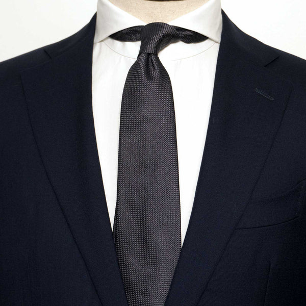 Charcoal Grenadine Tie - AKLASU