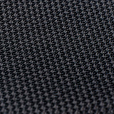 Black Grenadine Tie Detailed View of Fina Weave