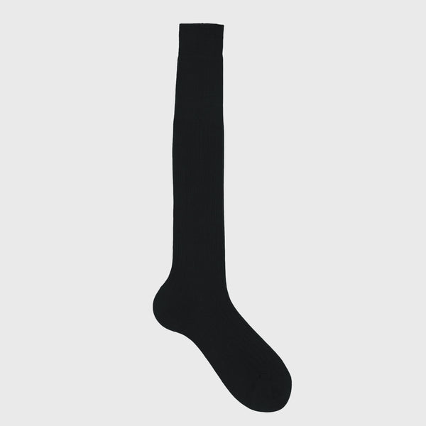 Black Dress Socks - Over the Calf