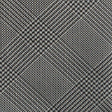 Black & White Glen Plaid Tie - Six-Fold