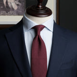 Burgundy Grenadine Tie