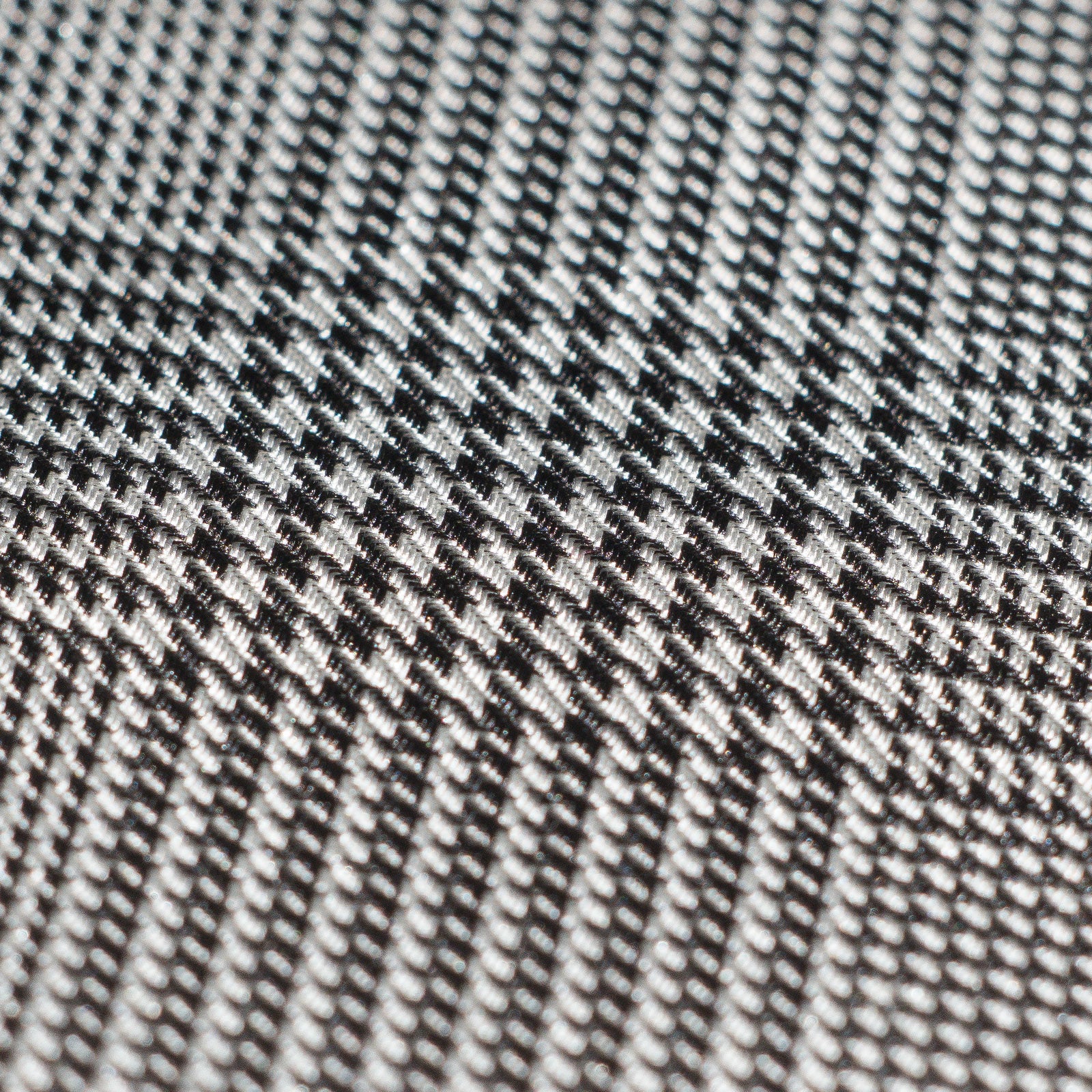 Black & White Glen Plaid Tie