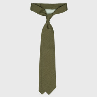 Olive Green Shantung