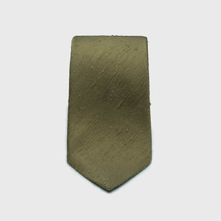 Olive Green Shantung