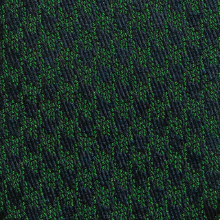 Green and Navy Blue Houndstooth Six-Fold