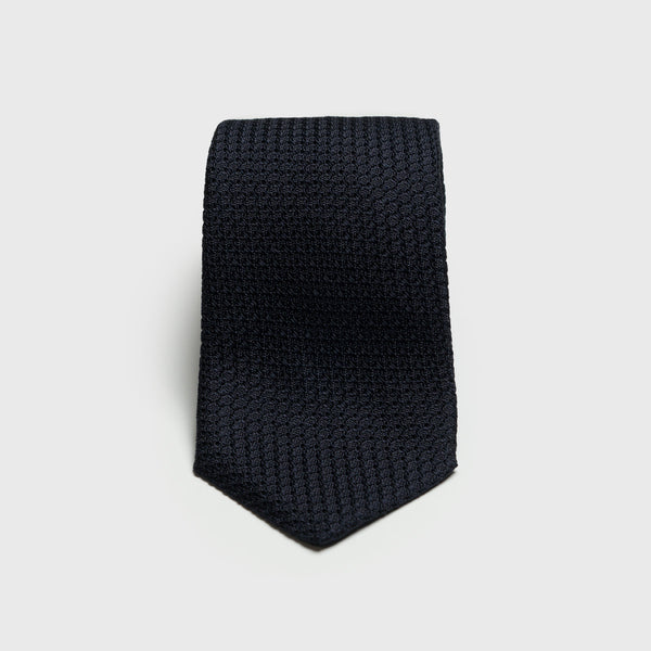 Midnight Blue Grossa Grenadine Tie