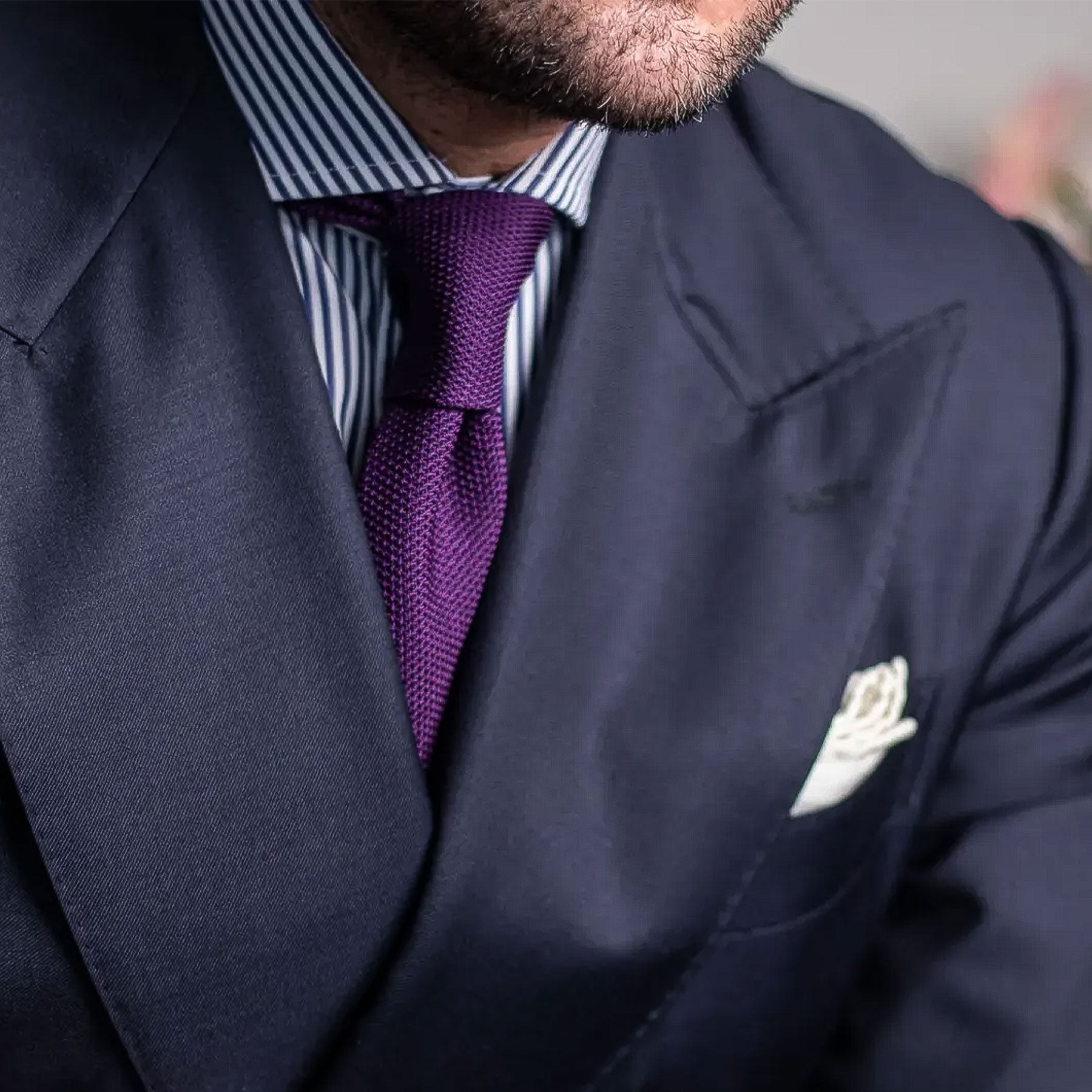 Purple Grenadine Tie