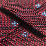 Red Floral Grenadine Tie