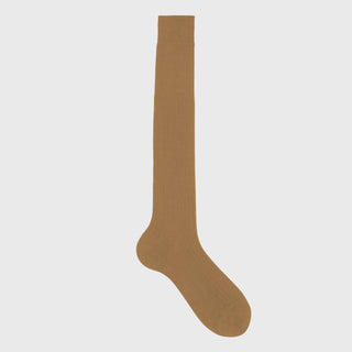 Men's Tobacco Dress Socks - Over the Calf