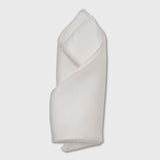 White Silk Pocket Square