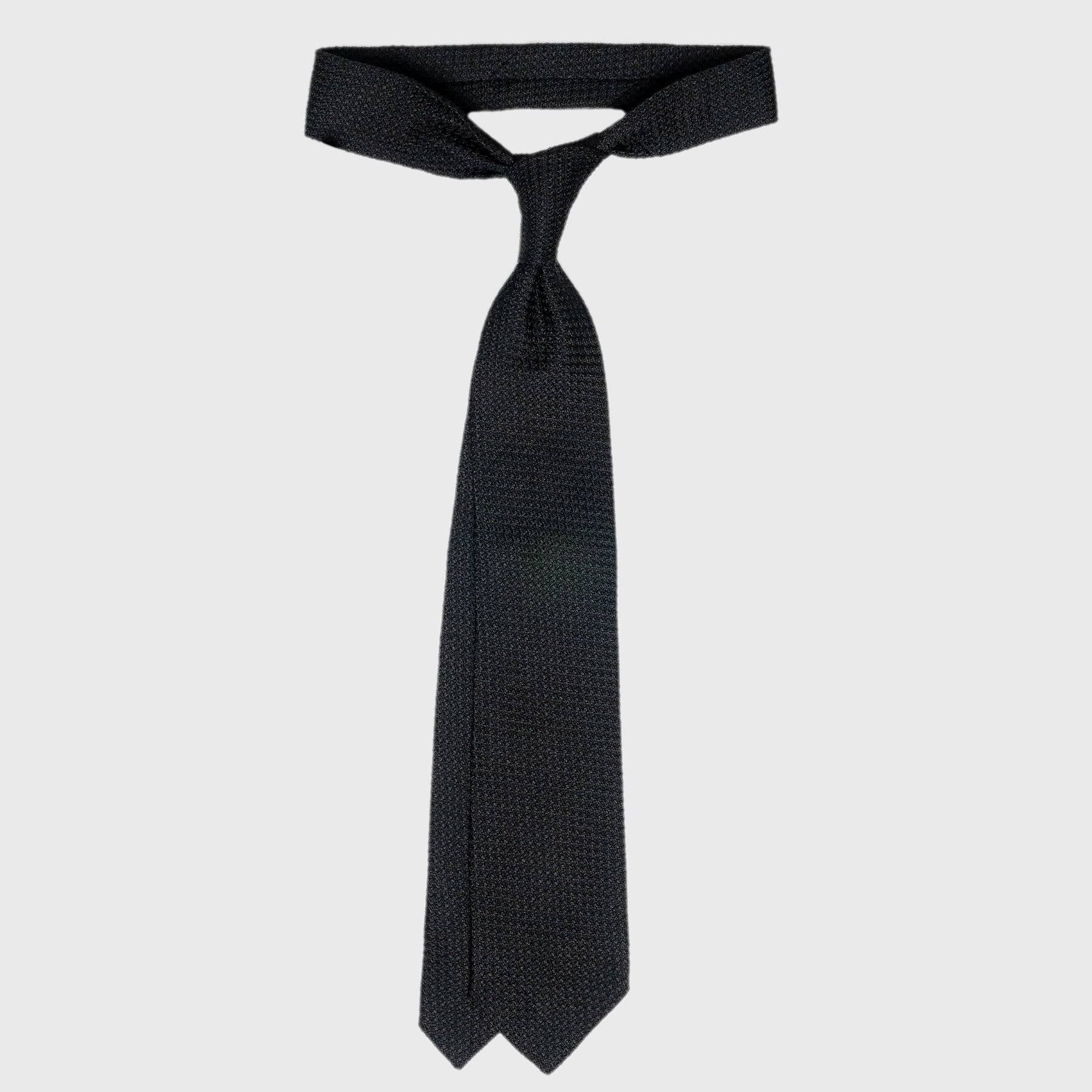 Black Grossa Grenadine - Standard Length: 58 ⅜’ Width: 3¼” - Aklasu