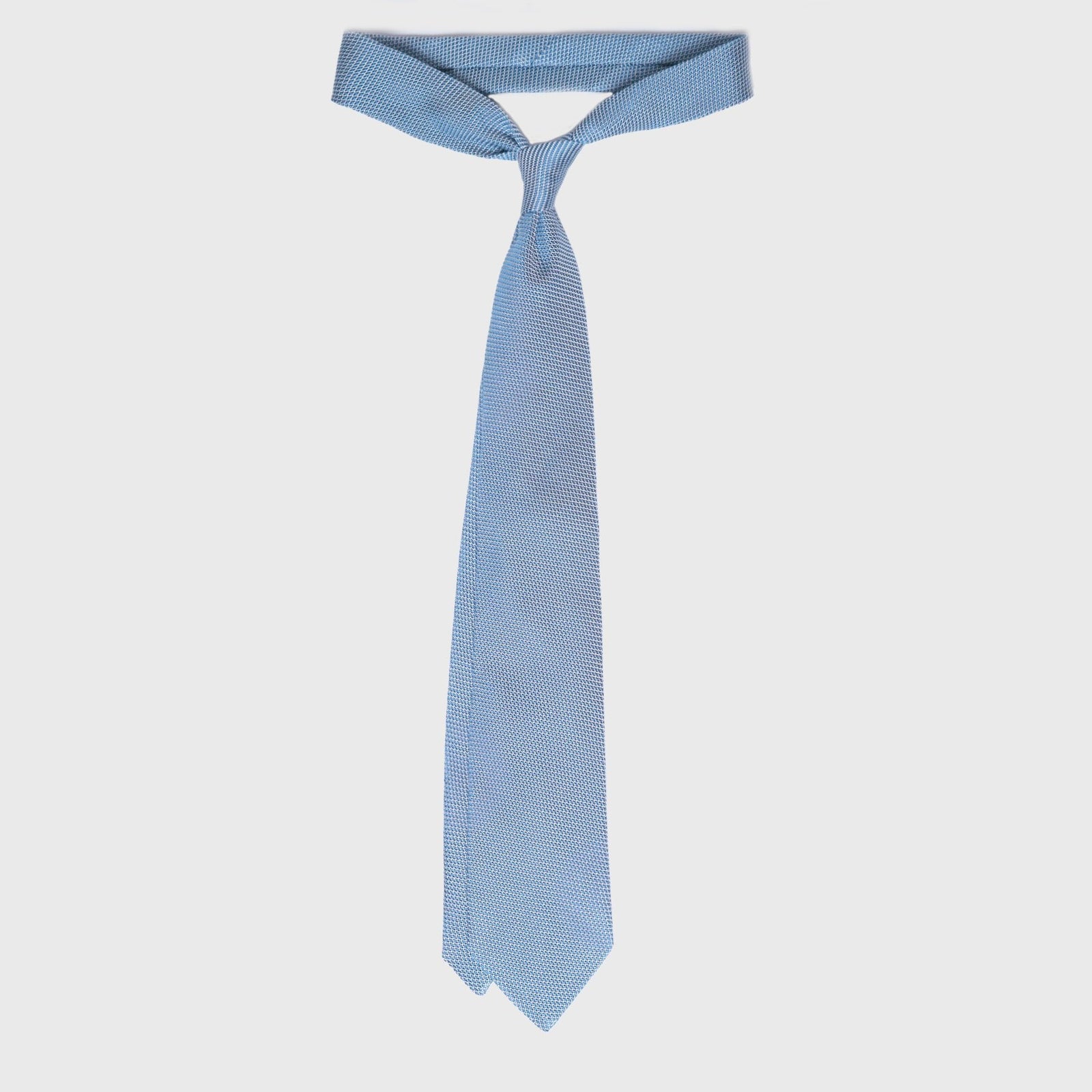 light blue grenadine tie