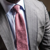 Dusty Rose Shantung - Standard Length: 58 ⅜’ Width: 3¼” - Aklasu
