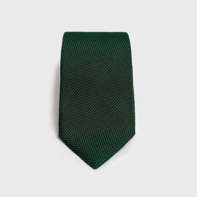 Forest Green Grenadine Tie