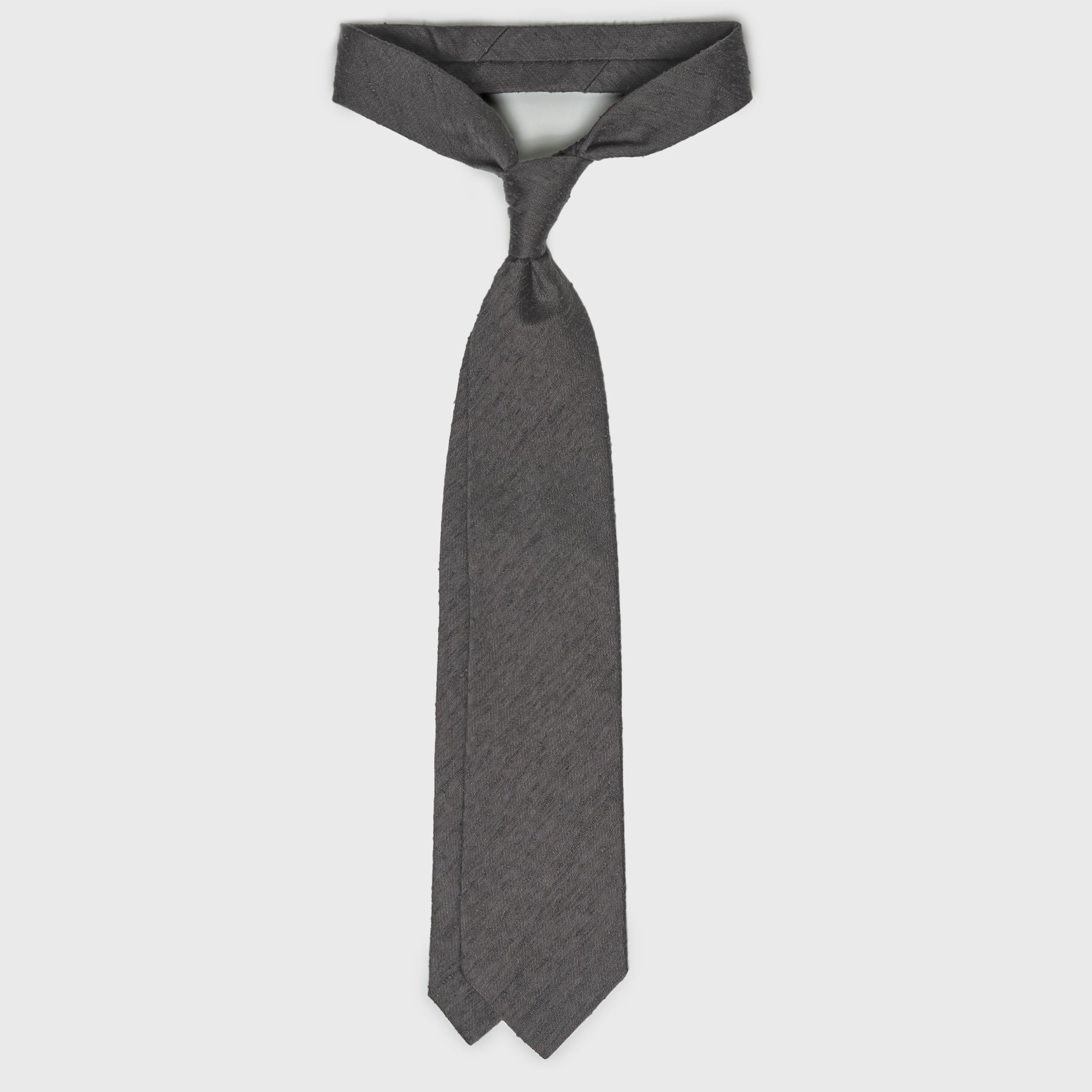 Grey Shantung - Standard Length: 58 ⅜’ Width: 3¼” - Aklasu