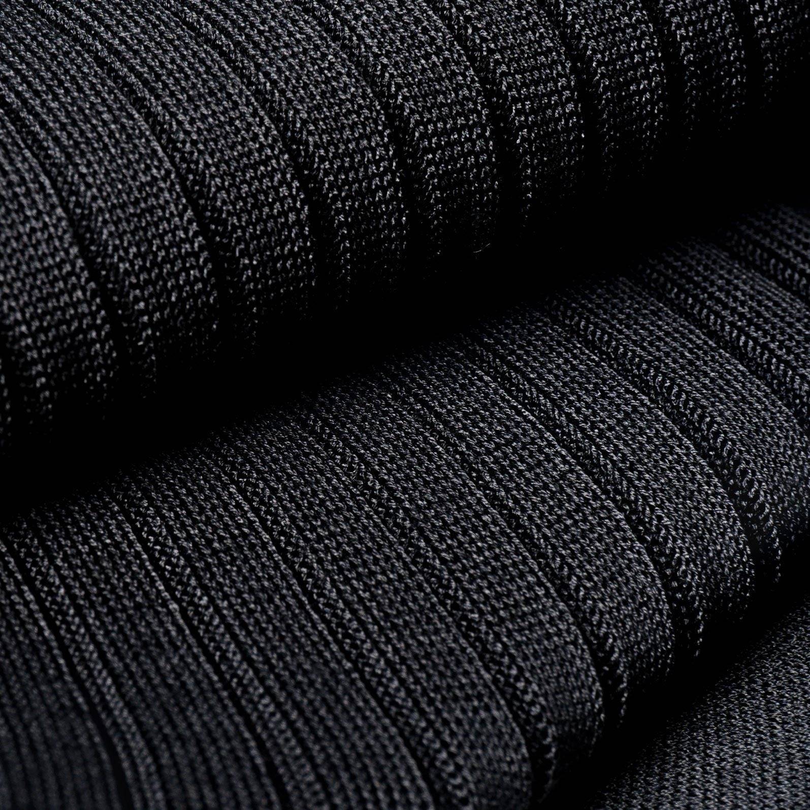 Men's Black Dress Socks, Mid-Calf | Egyptian Cotton