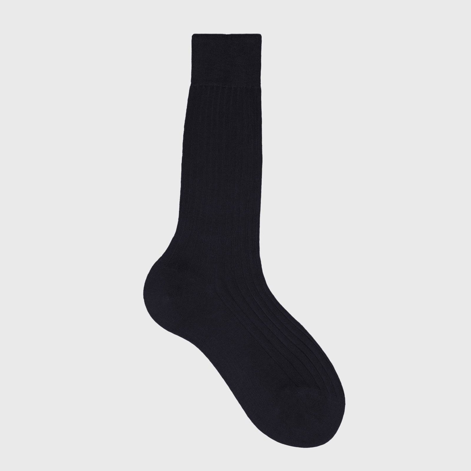 Men's Black Dress Socks, Mid-Calf | Egyptian Cotton