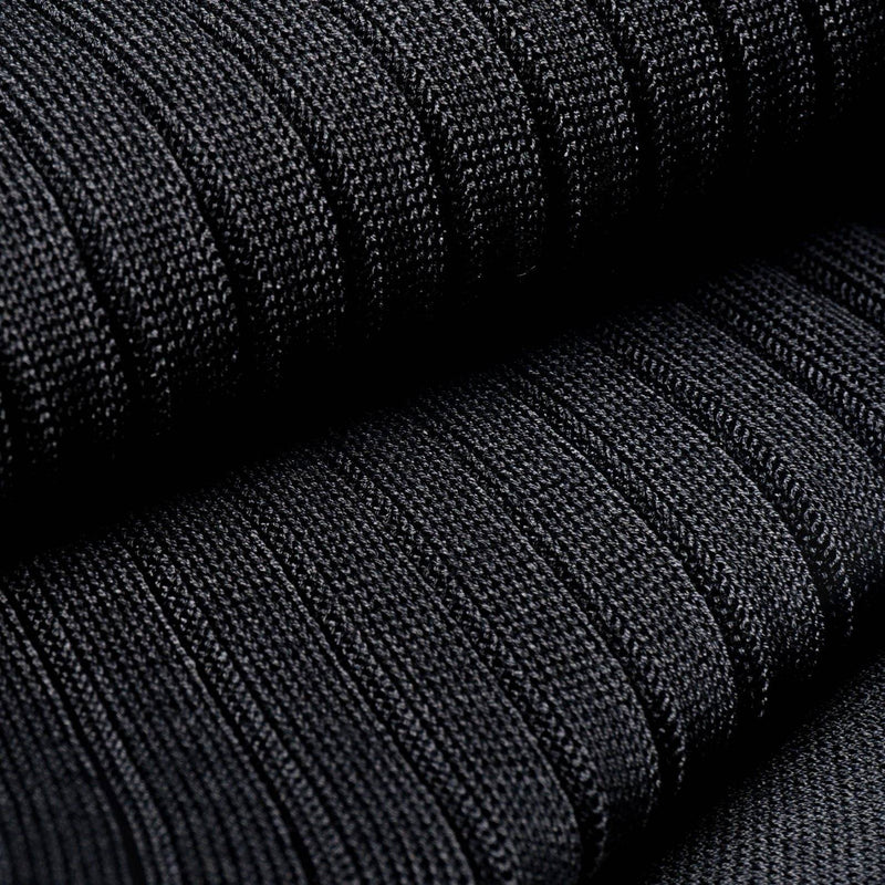 Men’s Black Dress Socks - Over the Calf - Aklasu