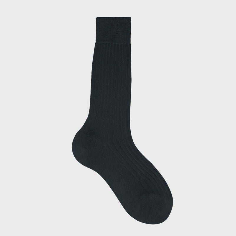 Charcoal Mid-Calf Dress Socks | Egyptian Cotton | Aklasu Charcoal Mid-Calf Dress Socks | Egyptian Cotton | Aklasu