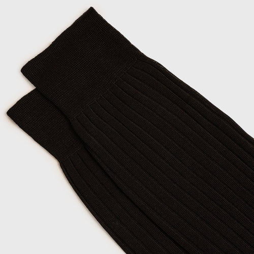Dark Brown dress socks by Aklasu