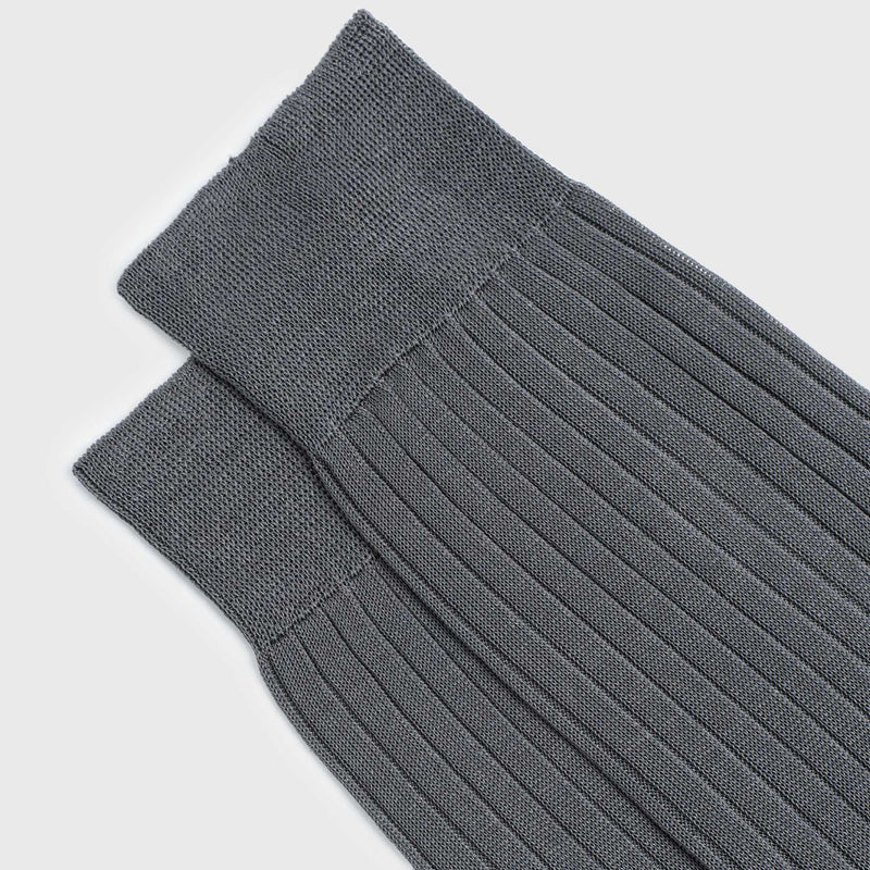 Men's Grey Dress Socks - Mid Calf Men's Grey Dress Socks - Mid Calf