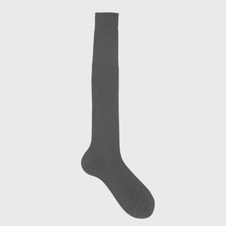 Men’s Grey Dress Socks - Over the Calf - Aklasu