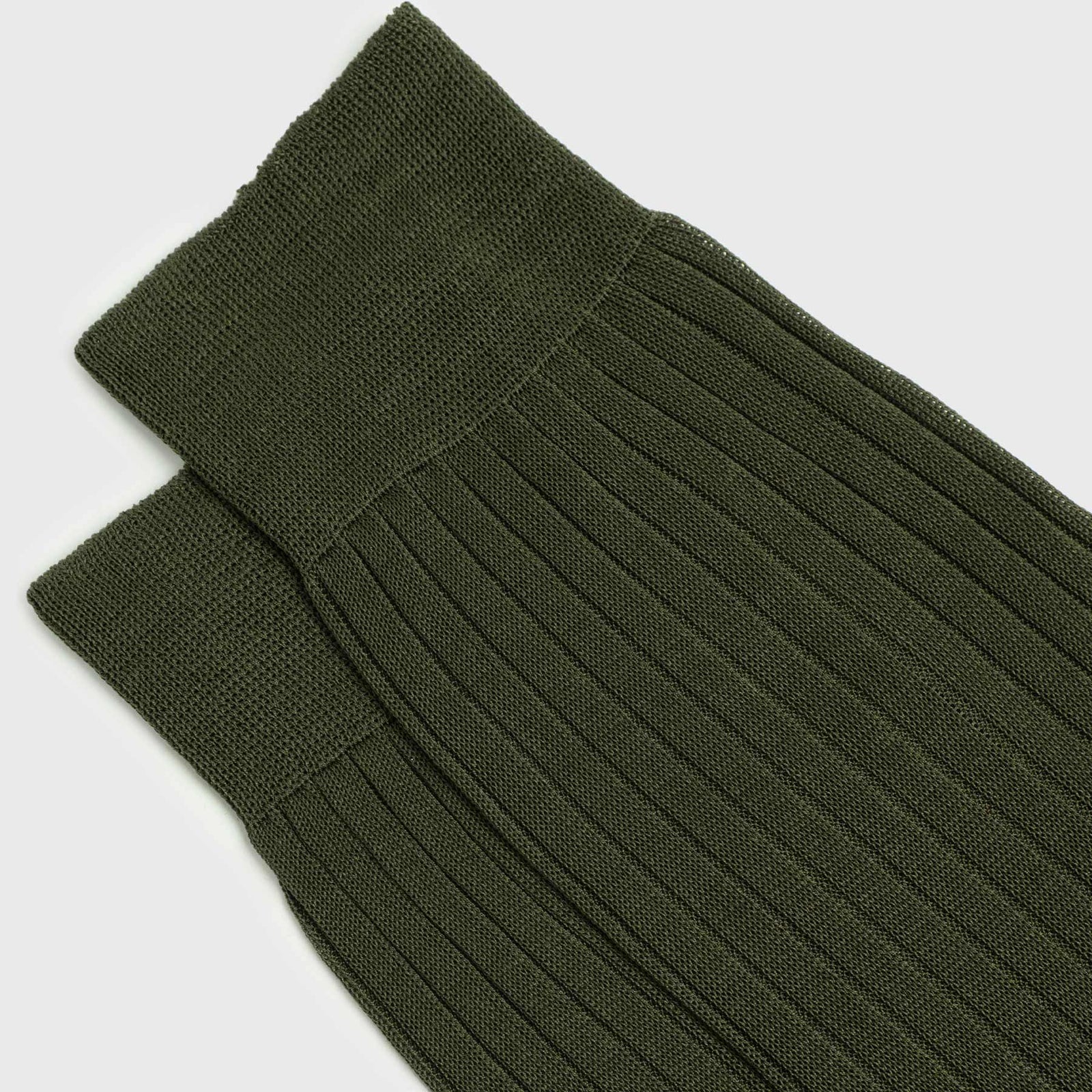 Men's Olive Green Dress Socks