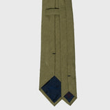Olive Green Shantung - Standard Length: 58 ⅜’ Width: 3¼” - Aklasu