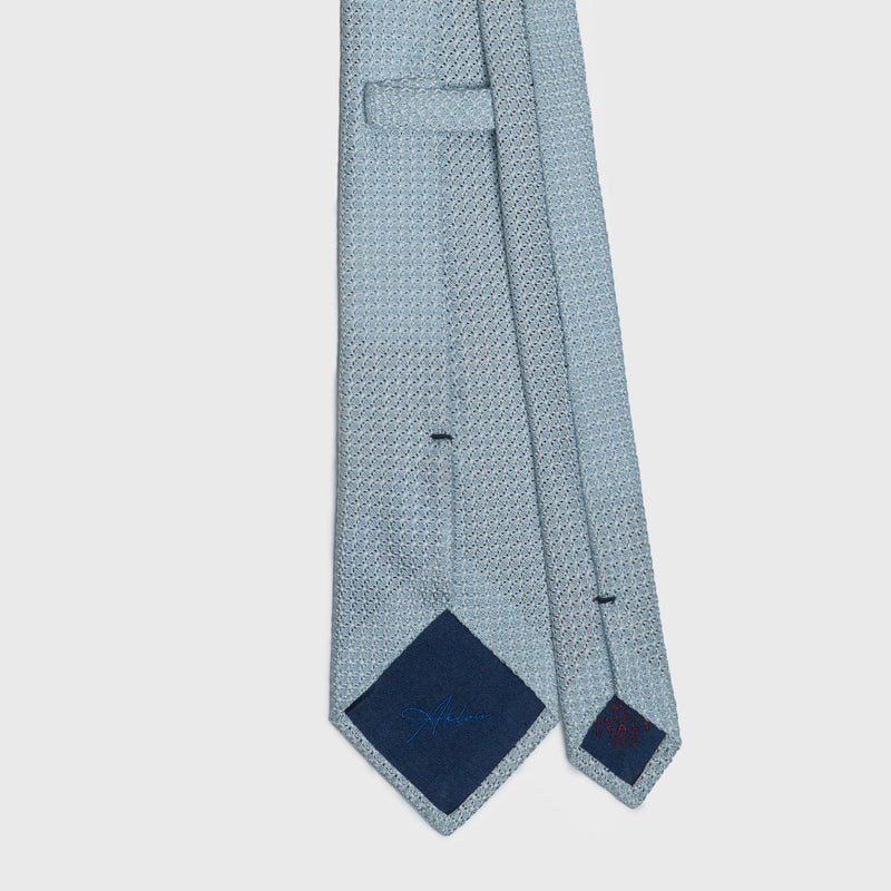 Sky Blue and White Grossa Grenadine - Standard Length: 58 ⅜’ Width: 3¼” - Aklasu
