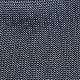 Charcoal Grenadine Tie fabric weave macro close-up