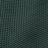 Forest Green Grenadine Tie fabric weave macro close-up