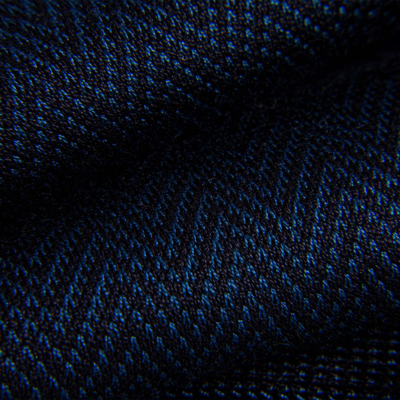 Blue and Black Chevron Dress Socks - AKLASU