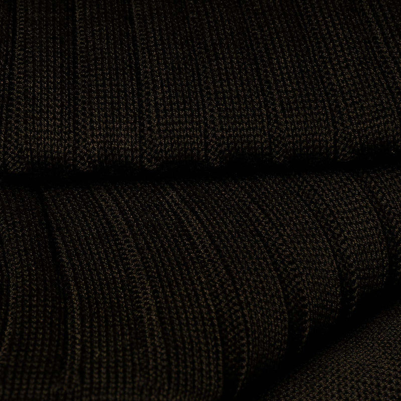 Dark Brown Cotton Dress Socks - AKLASU